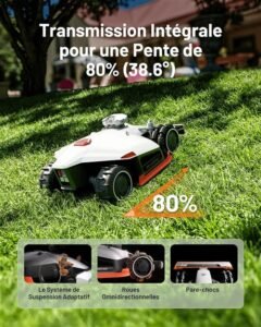 Mammotion Luba 2 AWD 5000 – Robot tondeuse professionnel grandes surfaces – Image 3