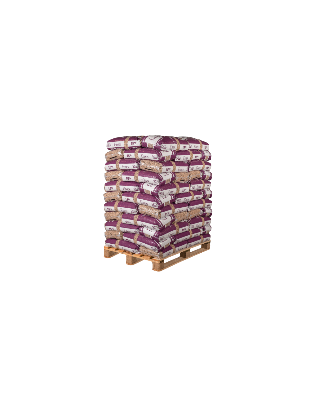 Granulés Premium Eden Pellets – Lot de 3 Palettes – 1980 Kg (132 Sacs de 15 Kg)