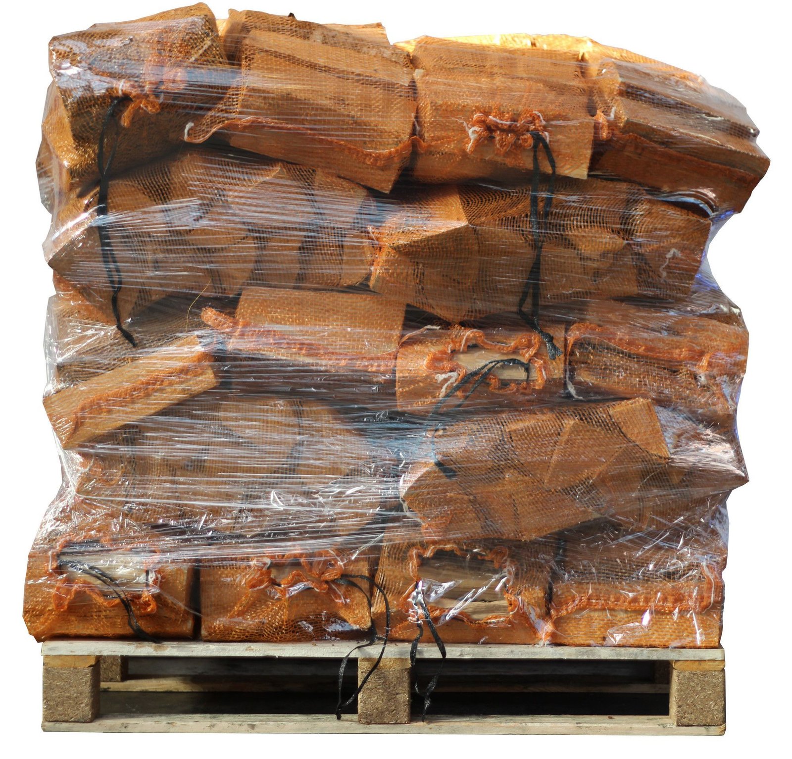 Lot de 40 Sacs de Bûches de Bouleau Séchées au Four - 22L - 25cm